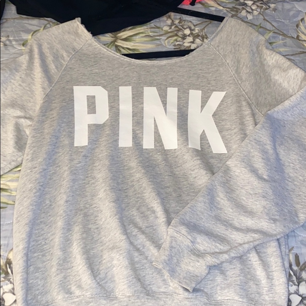 off the shoulder crew neck! sooo cozy